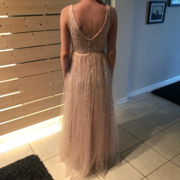 NWT Blush Floral Prom Dress - Picture 8 of 8